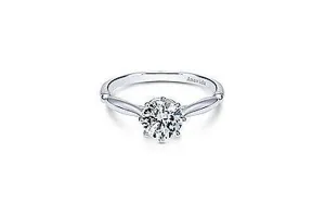 0.50 Carat Round Brilliant Cut Solitaire Engagement Ring