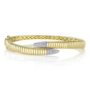 14K GOLD DIAMOND ARIELLA BANGLE
