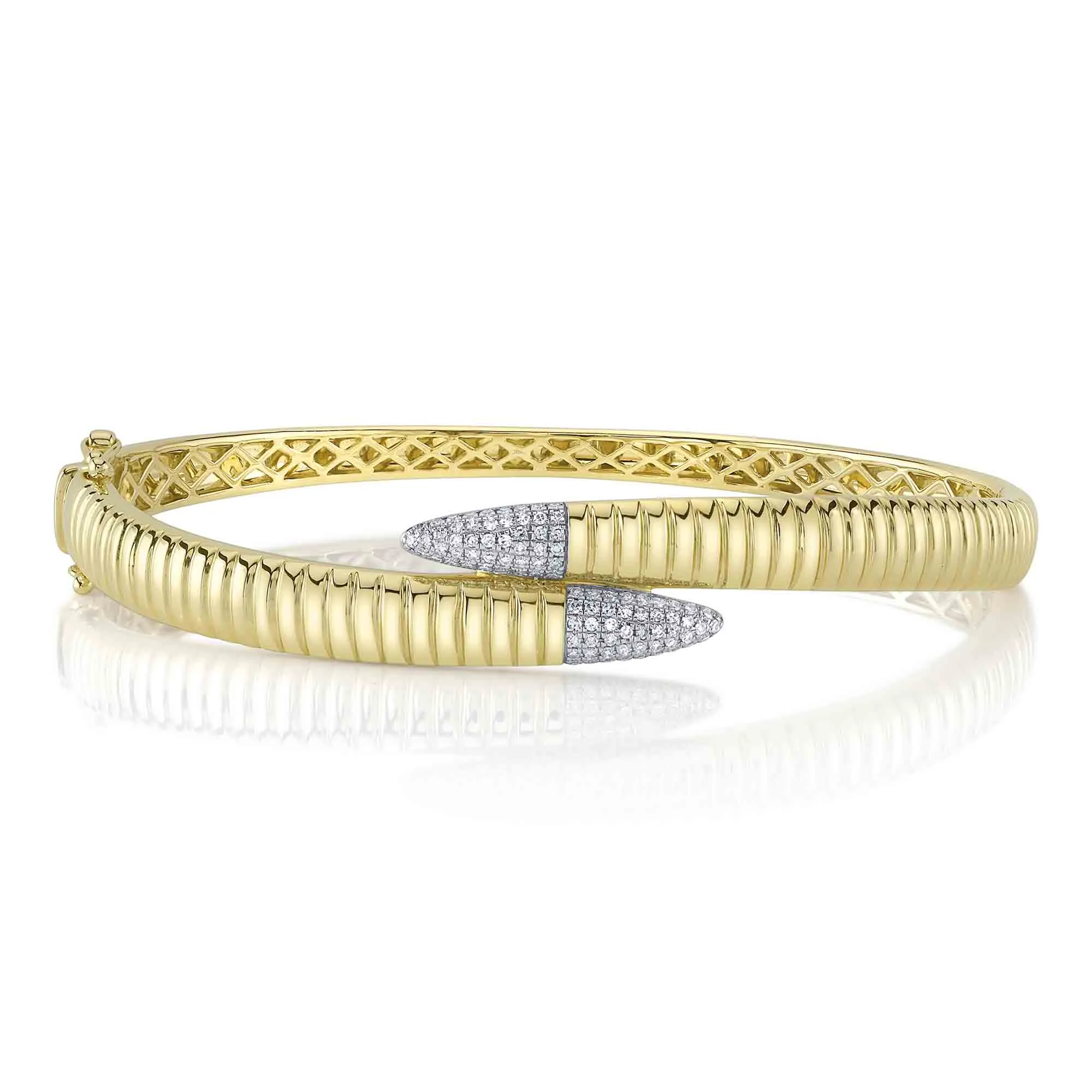 14K GOLD DIAMOND ARIELLA BANGLE
