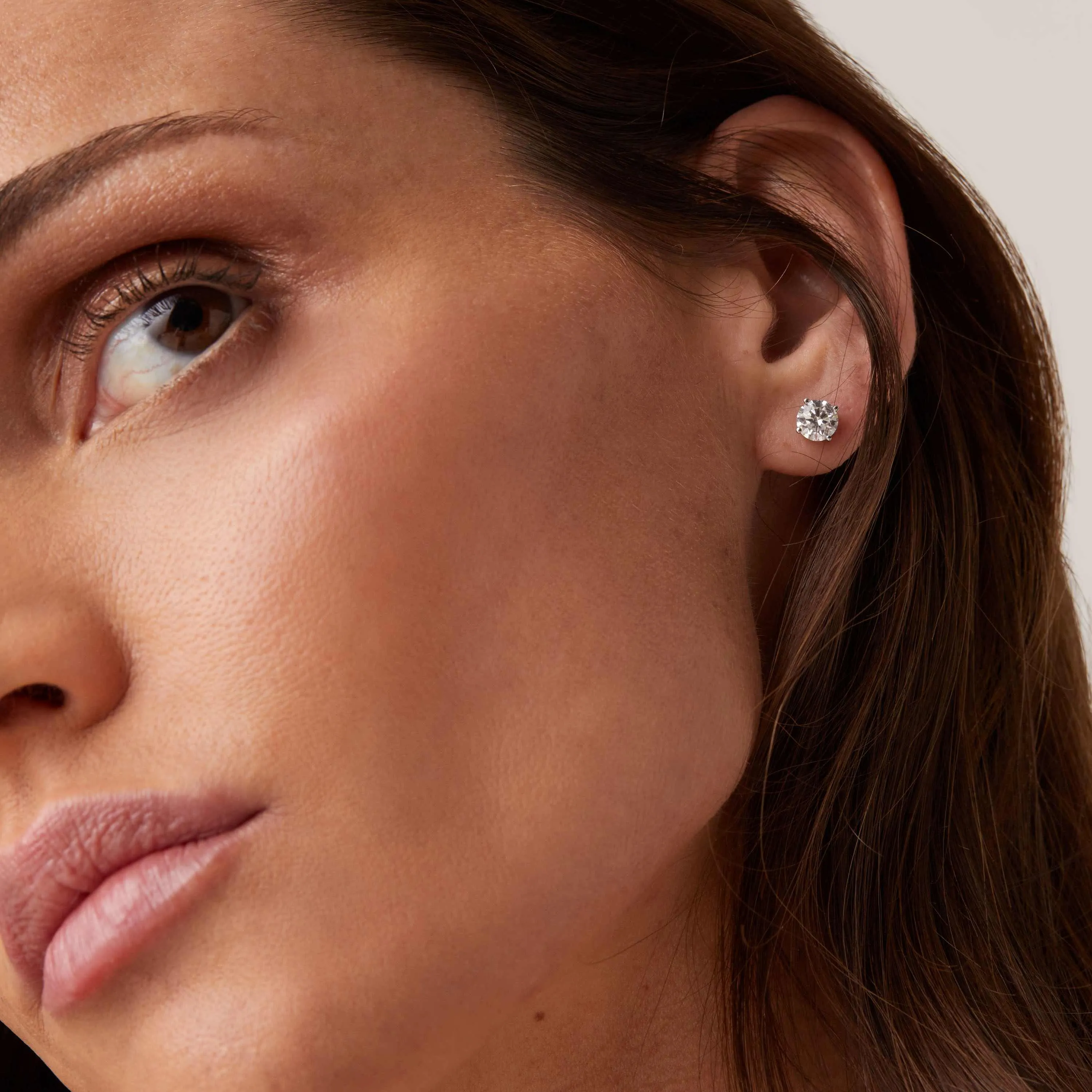 18k Solid Gold Dalton Diamond Solitaire Studs
