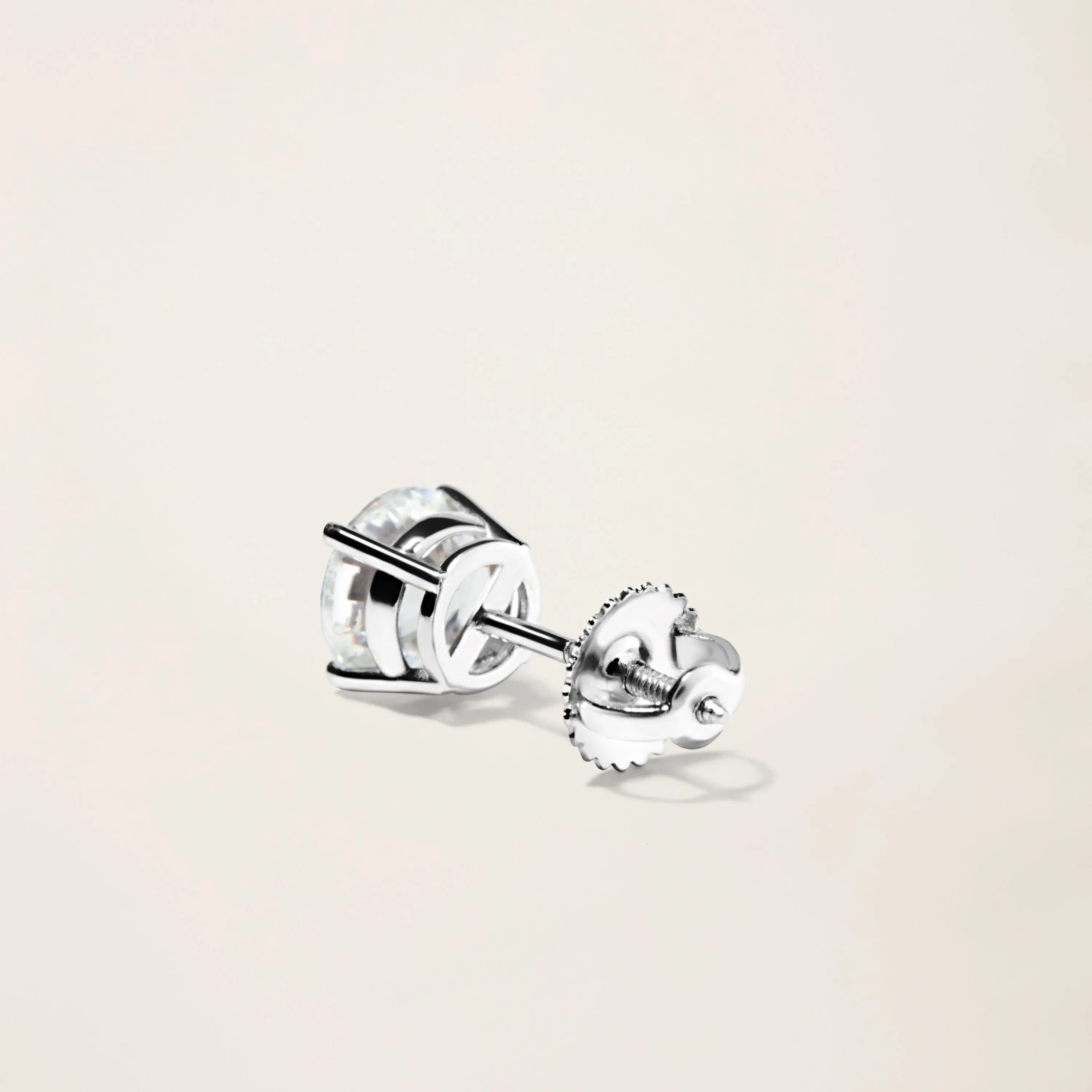 18k Solid Gold Dalton Diamond Solitaire Studs