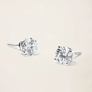18k Solid Gold Dalton Diamond Solitaire Studs
