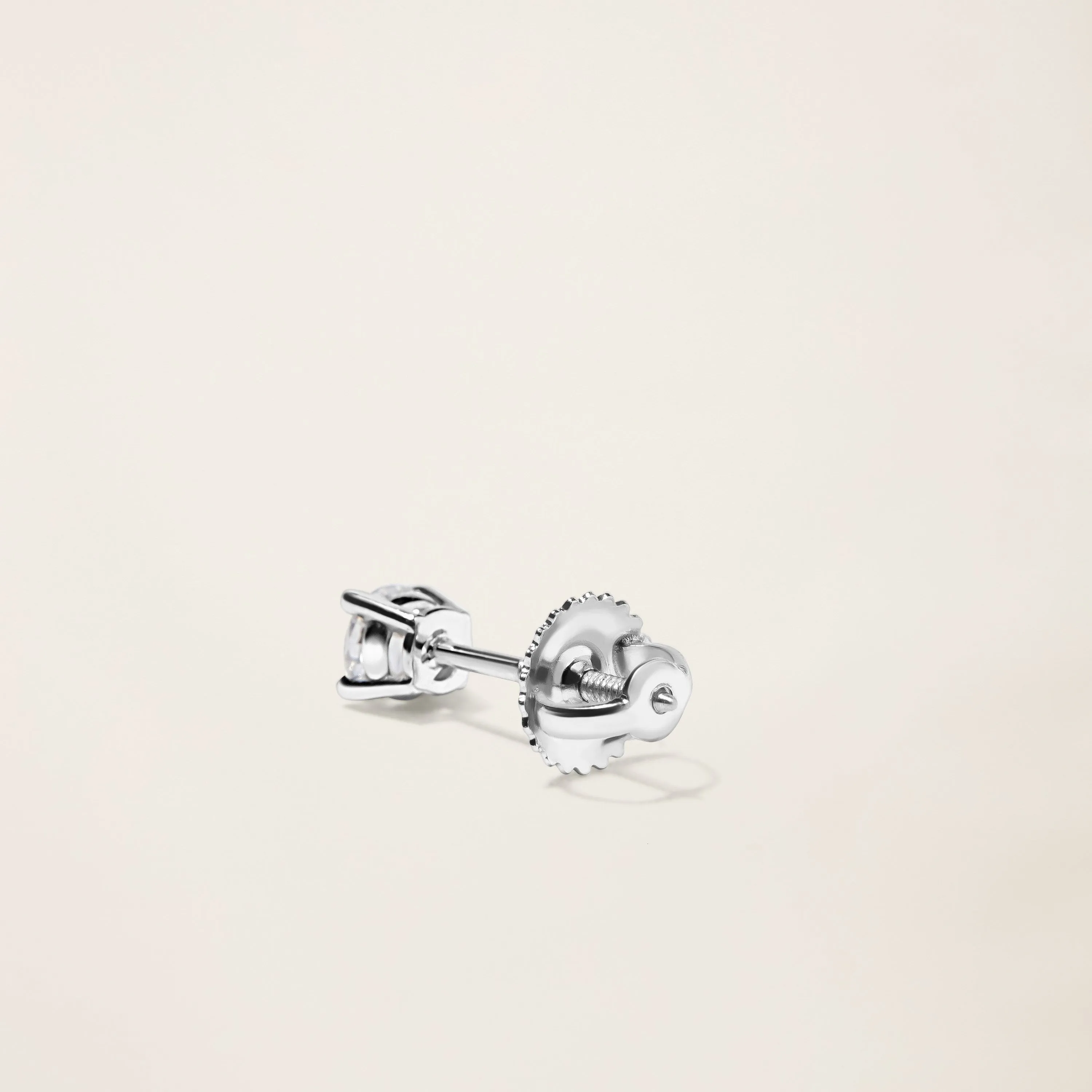 18k Solid Gold Dalton Diamond Solitaire Studs