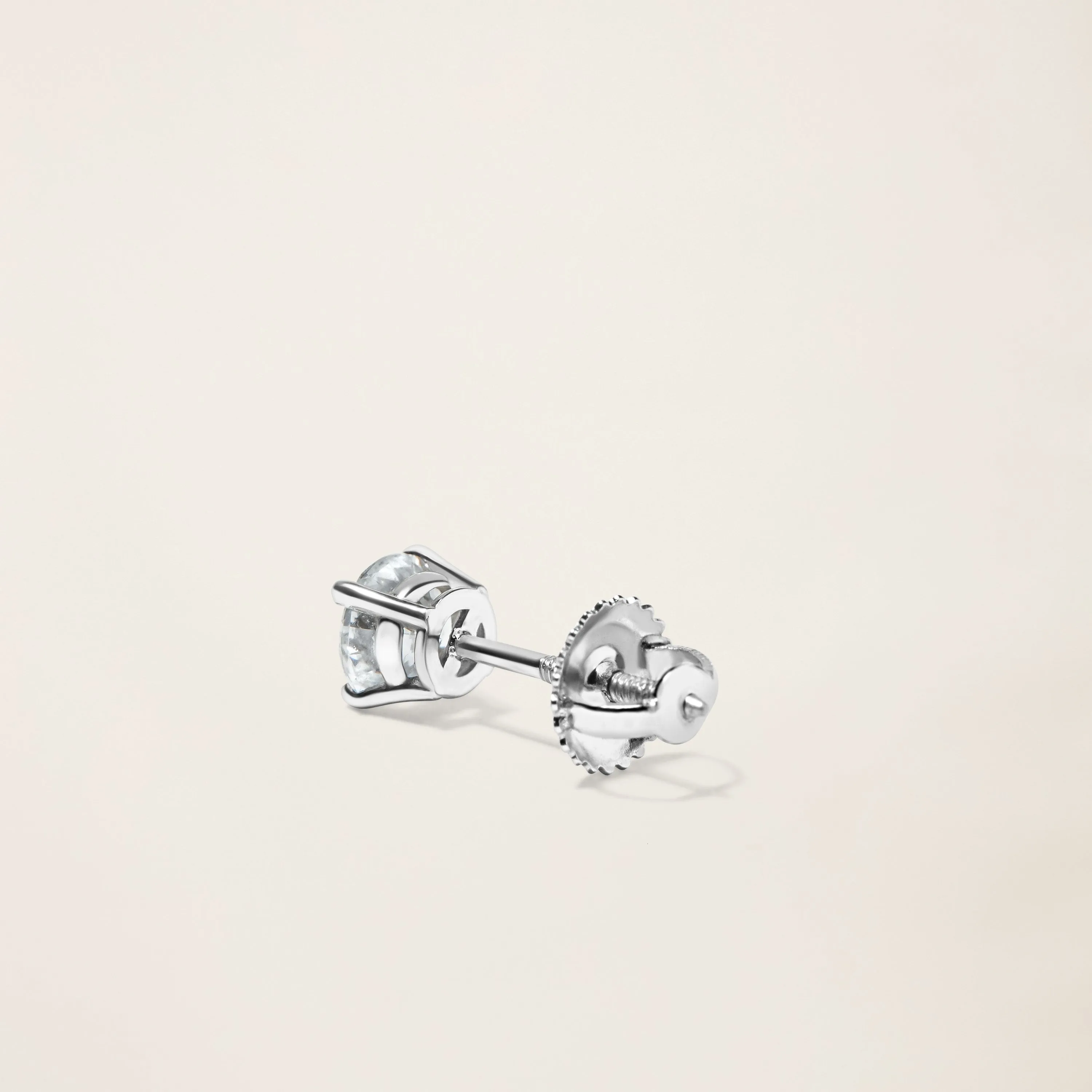 18k Solid Gold Dalton Diamond Solitaire Studs