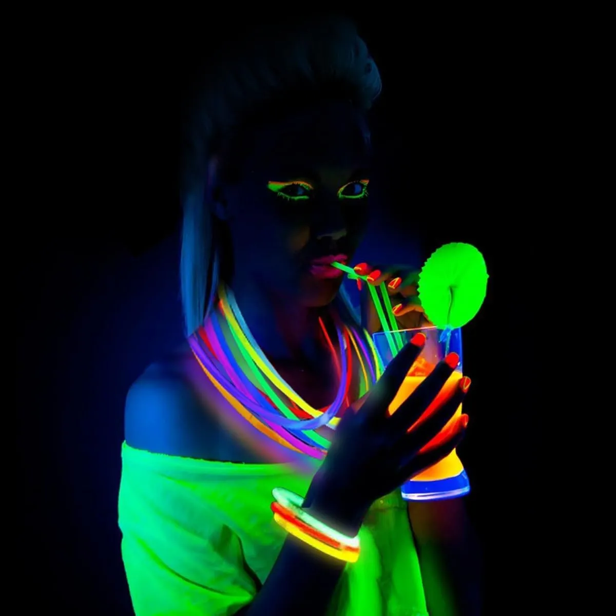 205pc Glow Sticks Bulk Party Pack - Party Favors for Kids 4-8, Glow in The Dark Party Supplies - Eye Glasses, Bracelets & Necklaces - Wedding Favors, Easter Basket Essentials