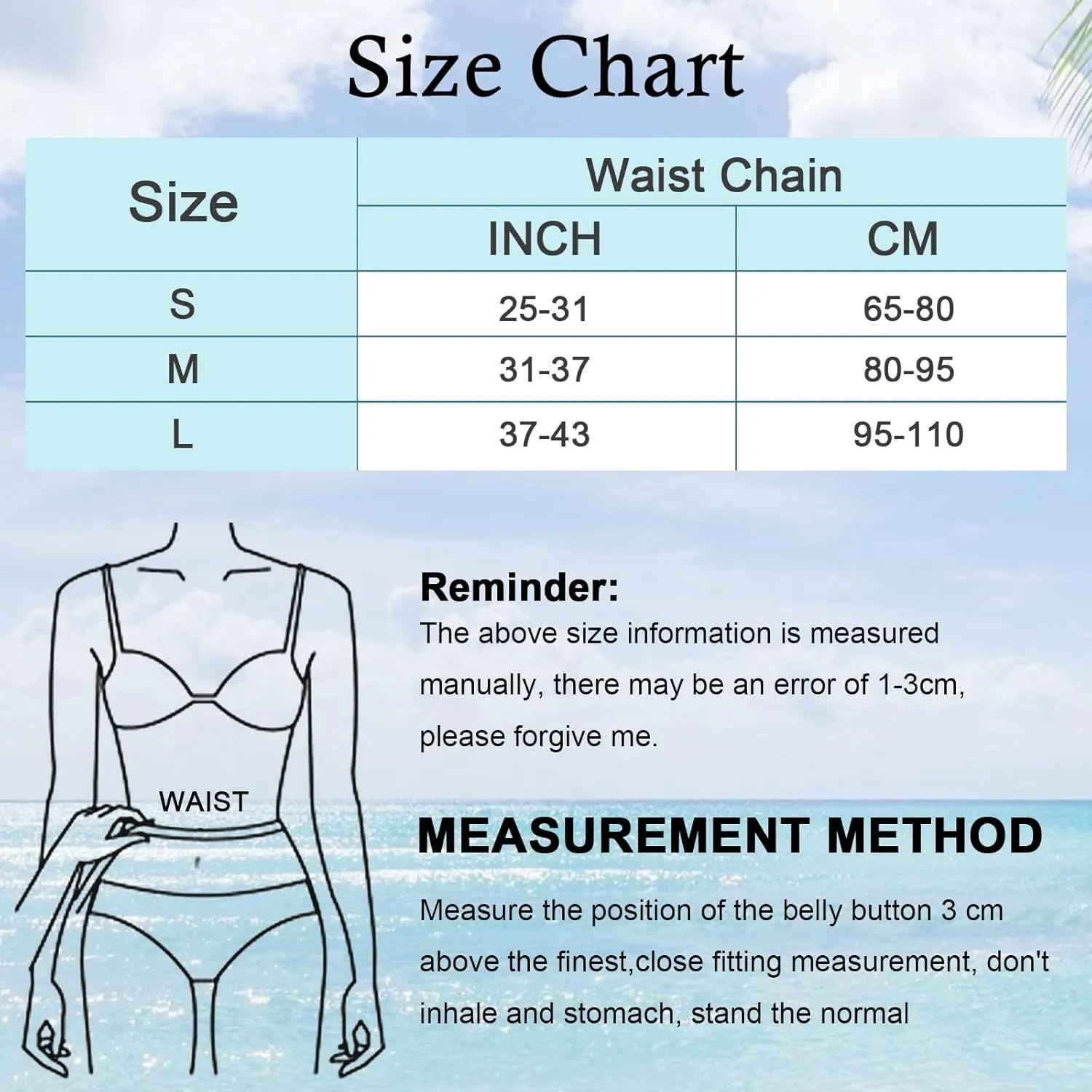 2PCS Gold Plated Waist Chain Beach Pearl Body Chain Adjustable Bikini Belly Chain Body Chain Jewelry for Women