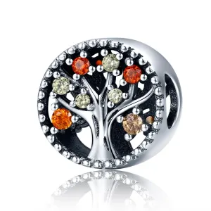 925 Sterling Silver Autumn Fruit Bead Bracelet & Necklace Set
