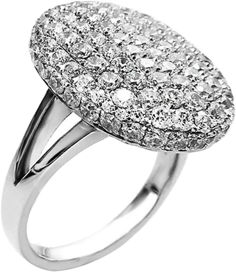 925 The Twilight Cubic Zirconia Ring Saga New Moon Breaking Dawn Crystal Bridal Engagement Wedding Party Anniversary Jewelry