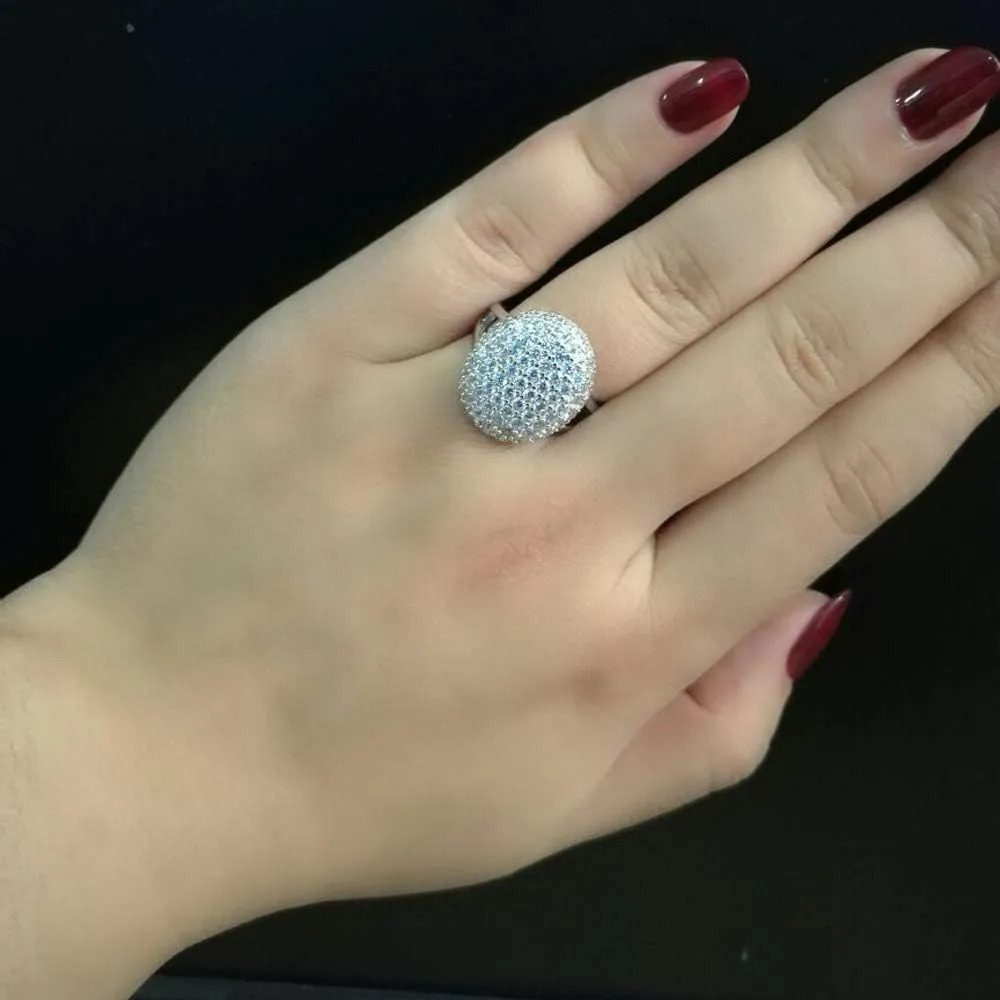 925 The Twilight Cubic Zirconia Ring Saga New Moon Breaking Dawn Crystal Bridal Engagement Wedding Party Anniversary Jewelry