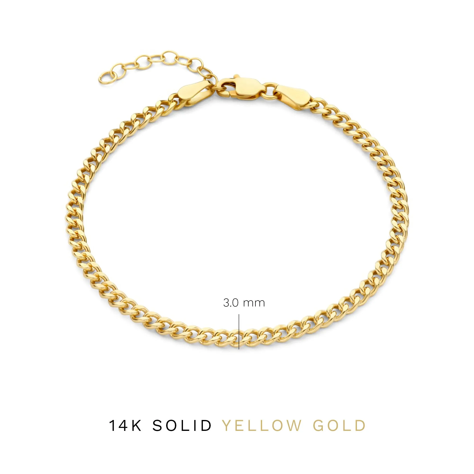 Aidee Julee 14 karat gold link bracelet