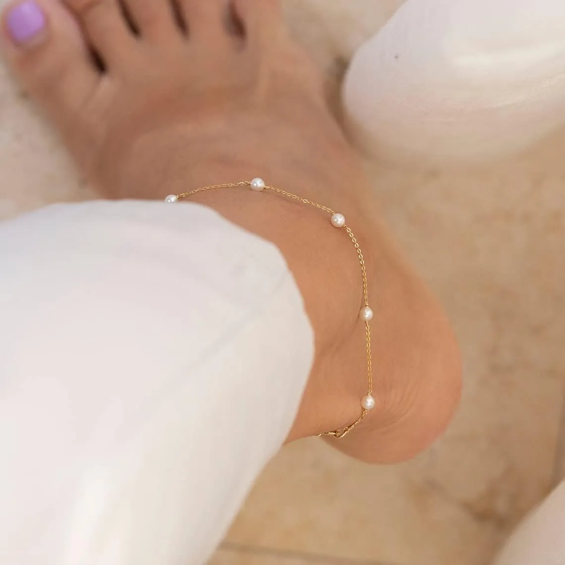 Ankle Bracelets for Women 18K Gold Plated Dainty Layering Anklets for Women Layered Twisted Rope Coin Chain Anklet Bracelets Waterproof Beach Summer Foot Jewelry
