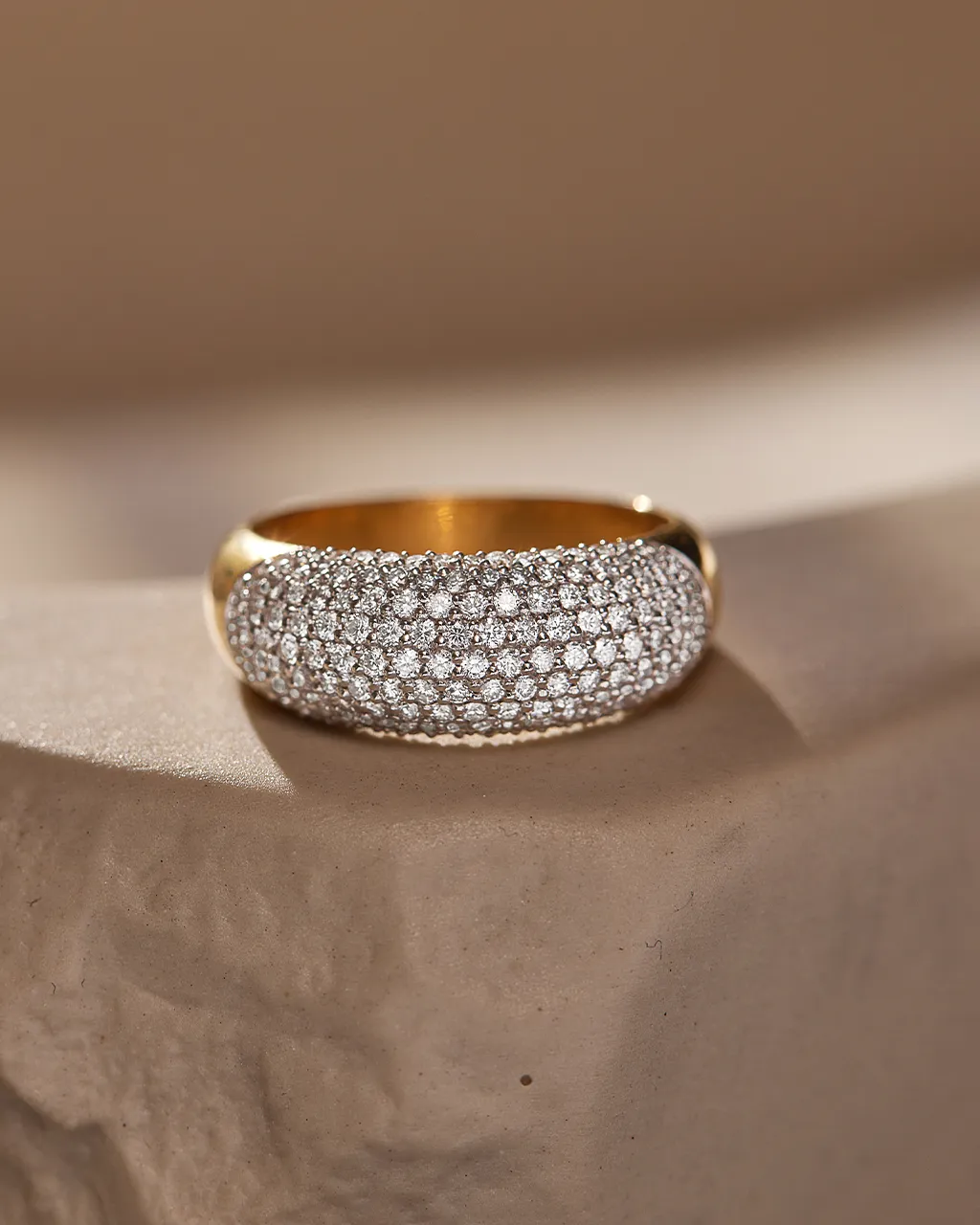 Bold Pave Diamond Band