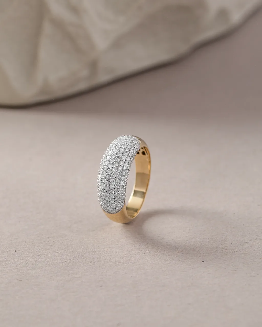 Bold Pave Diamond Band