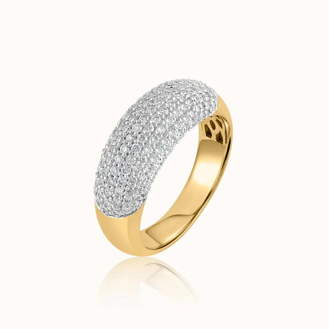 Bold Pave Diamond Band