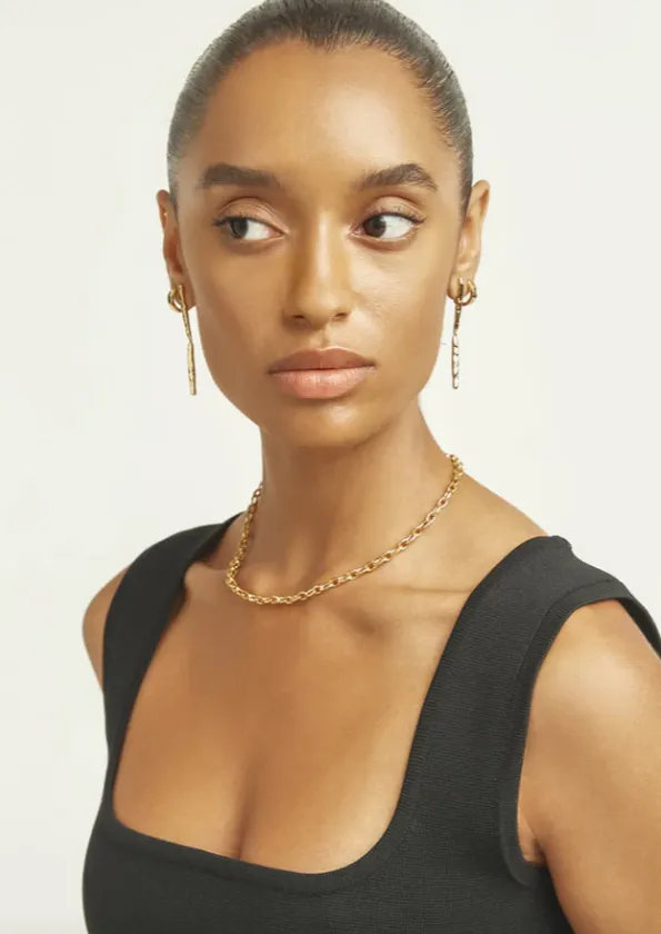 Brie Leon Frida Drop Earrings Gold