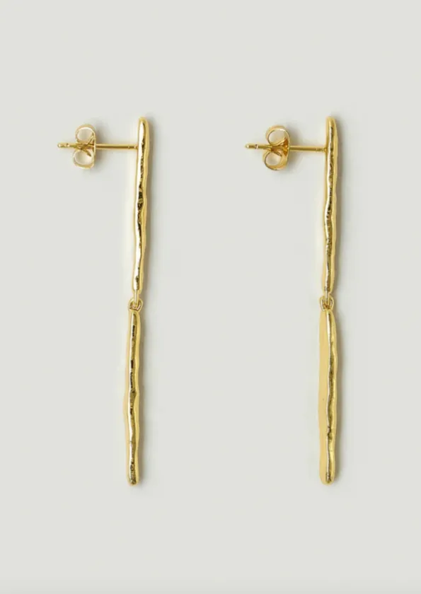 Brie Leon Frida Drop Earrings Gold