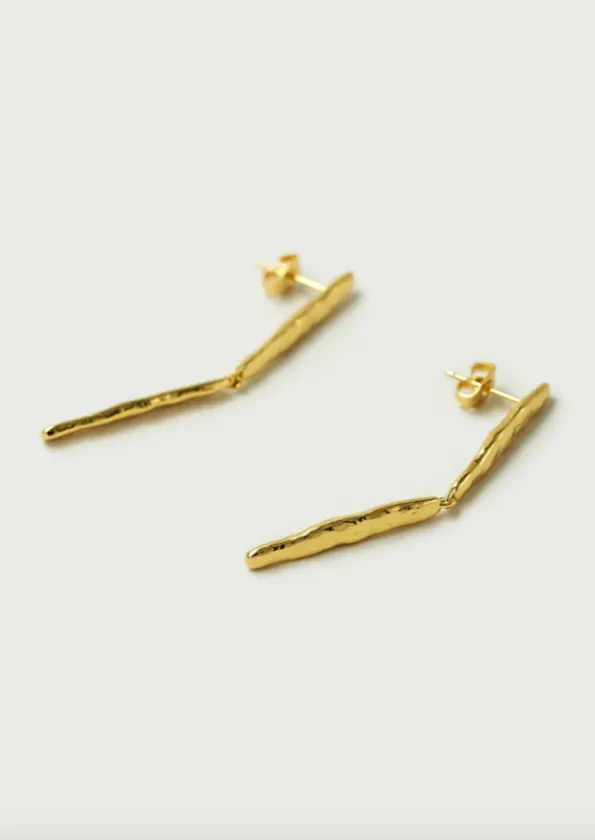 Brie Leon Frida Drop Earrings Gold