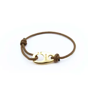 Brown Brummel Hook - Rope Bracelet