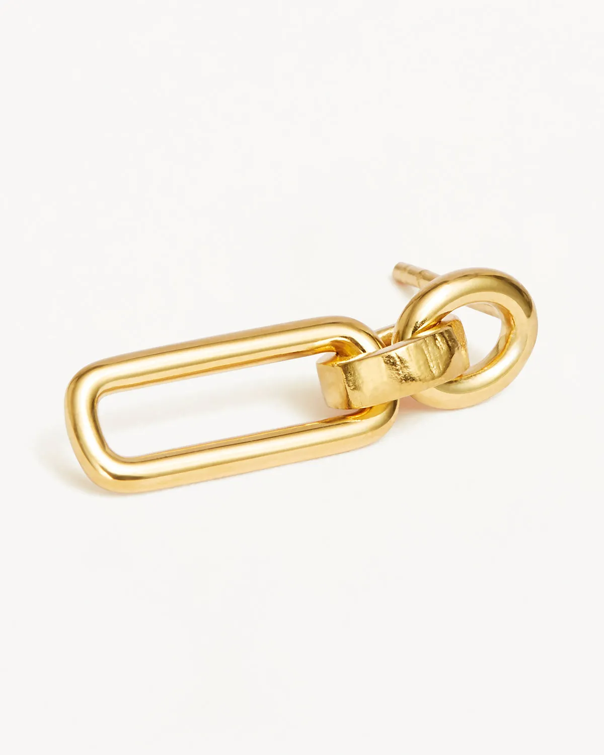 By Charlotte Shield Drop Earrings, Gold or Silver