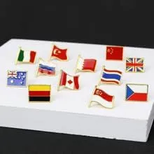 Canada National Flag Enamel Pin and the Canadian heart-shaped National Emblem Badge Brooch For Backpack and Coat