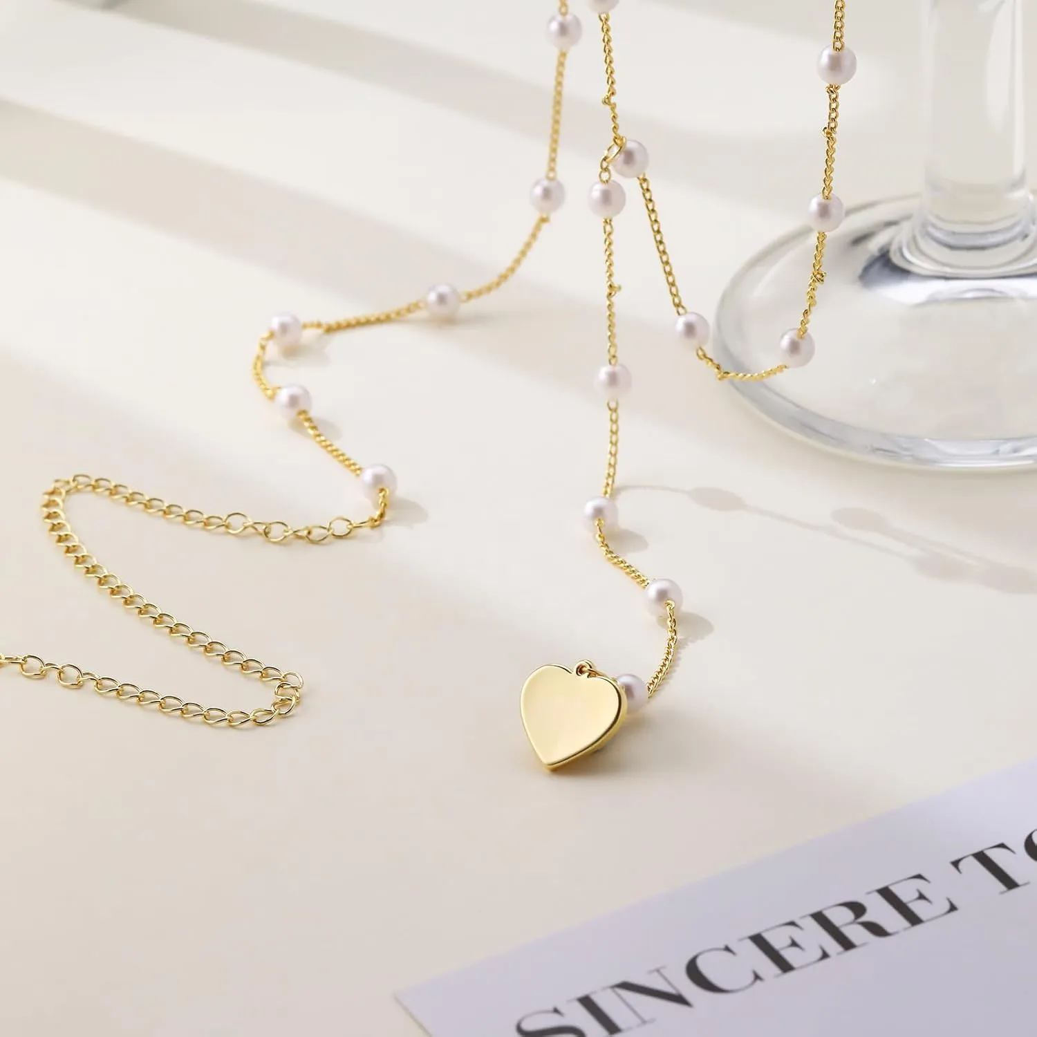 CAROVO Belly Waist Chain for Women 14K Gold Silver Plated Layered Body Chains Boho Cuban Figaro Pearl Heart Coin Satellite Bead Belly Chain Sexy Bikini Body Jewelry for Women Adjustable
