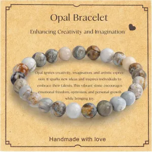 Chakra Bracelet - Healing Crystal Bracelets for Women - Protection & Blessing Jewelry