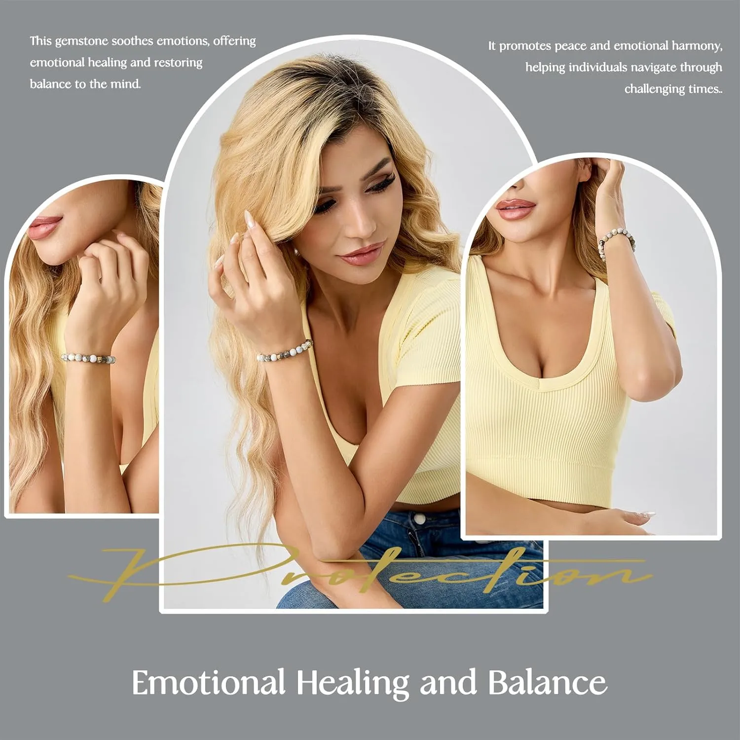 Chakra Bracelet - Healing Crystal Bracelets for Women - Protection & Blessing Jewelry
