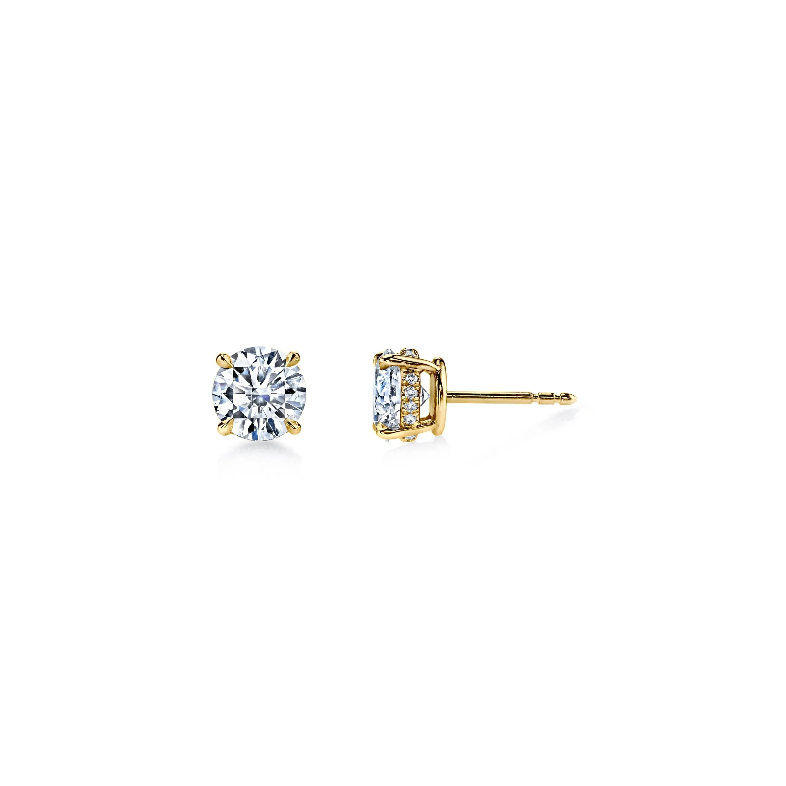 Chelsea Lab Diamond Round Brilliant Studs