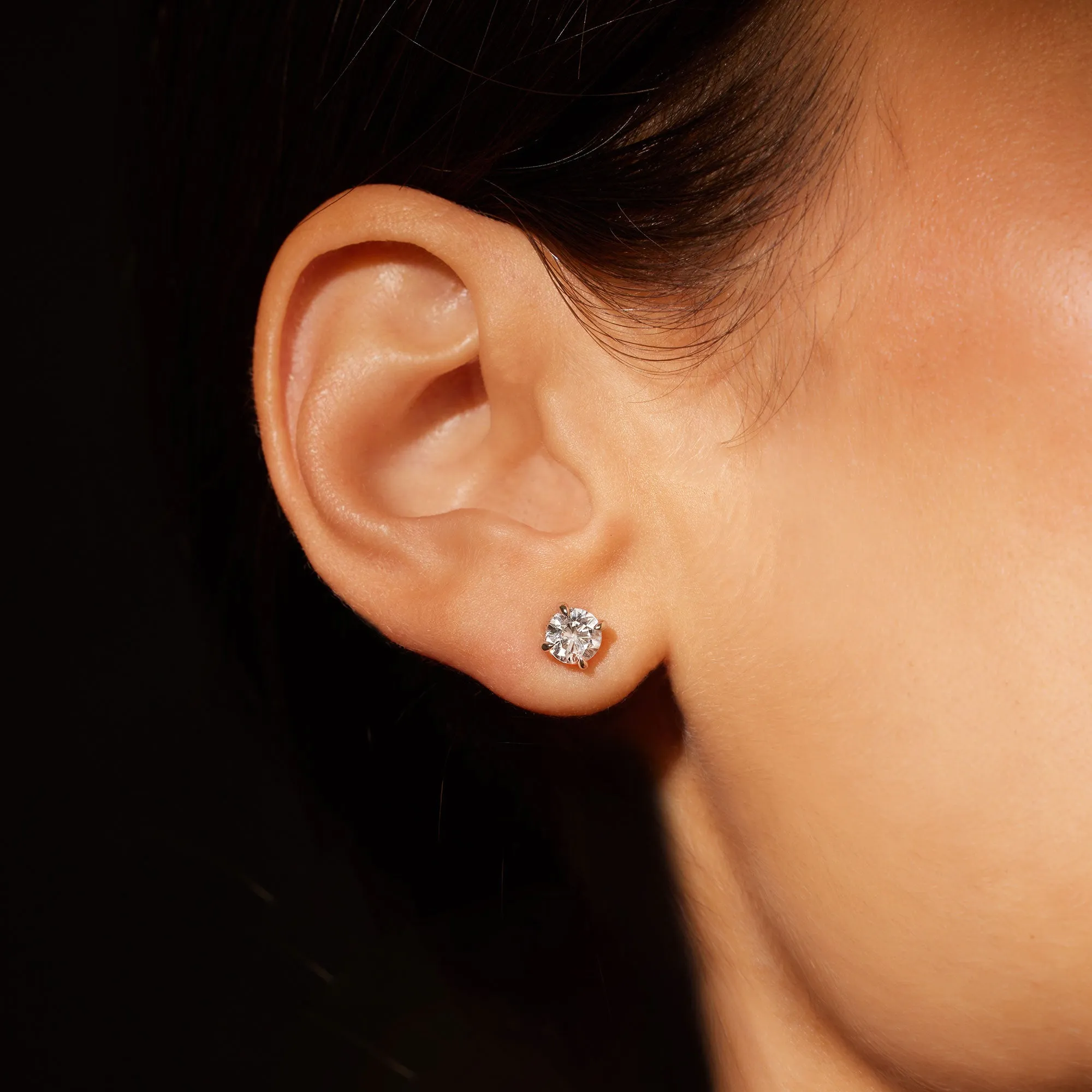 Chelsea Lab Diamond Round Brilliant Studs