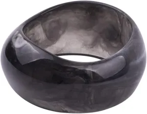 COLORFUL BLING Acrylic Cute Transparent Candy Geometric Tortoiseshell Chunky Cuff Bangle Mottled Wide Chunky Cuff Bracelet for Women Statement Jewelry