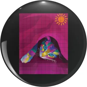 Colorful Cat Colorful Cat Lovers Pop Art Style Lapel Pin Cute Brooch Pins Badges