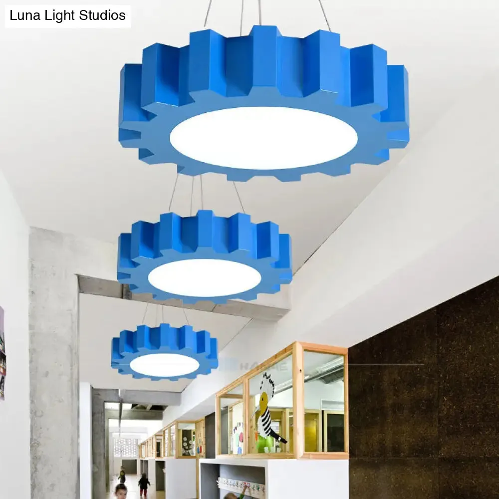 Colorful LED Pendant Light for Kindergarten Classroom or Playroom