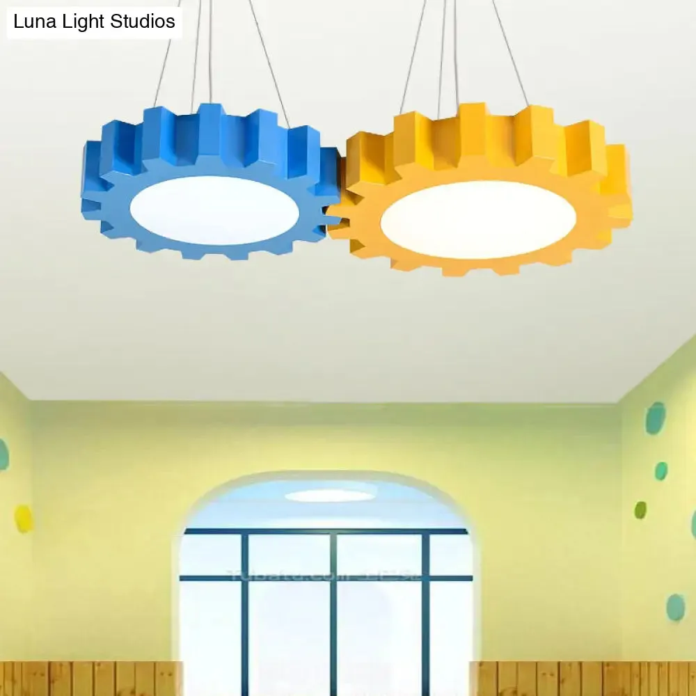 Colorful LED Pendant Light for Kindergarten Classroom or Playroom