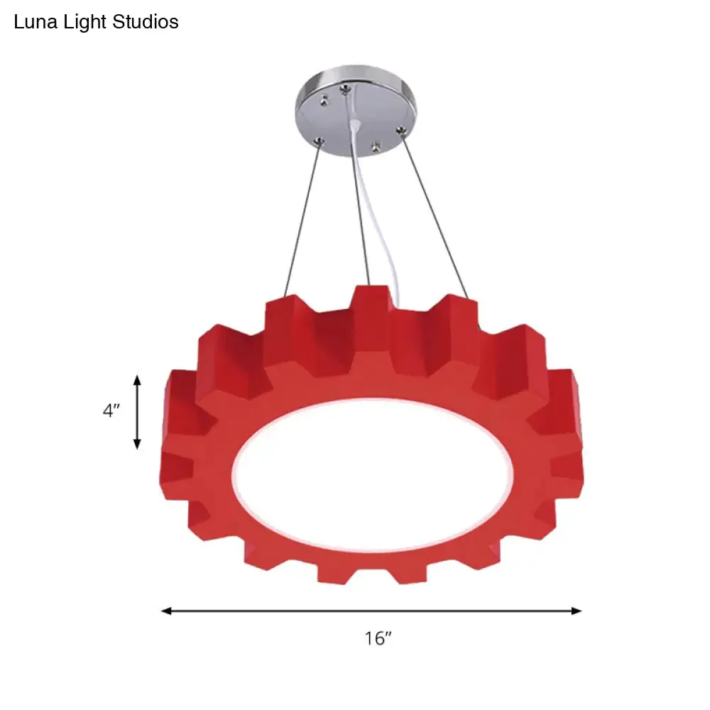 Colorful LED Pendant Light for Kindergarten Classroom or Playroom