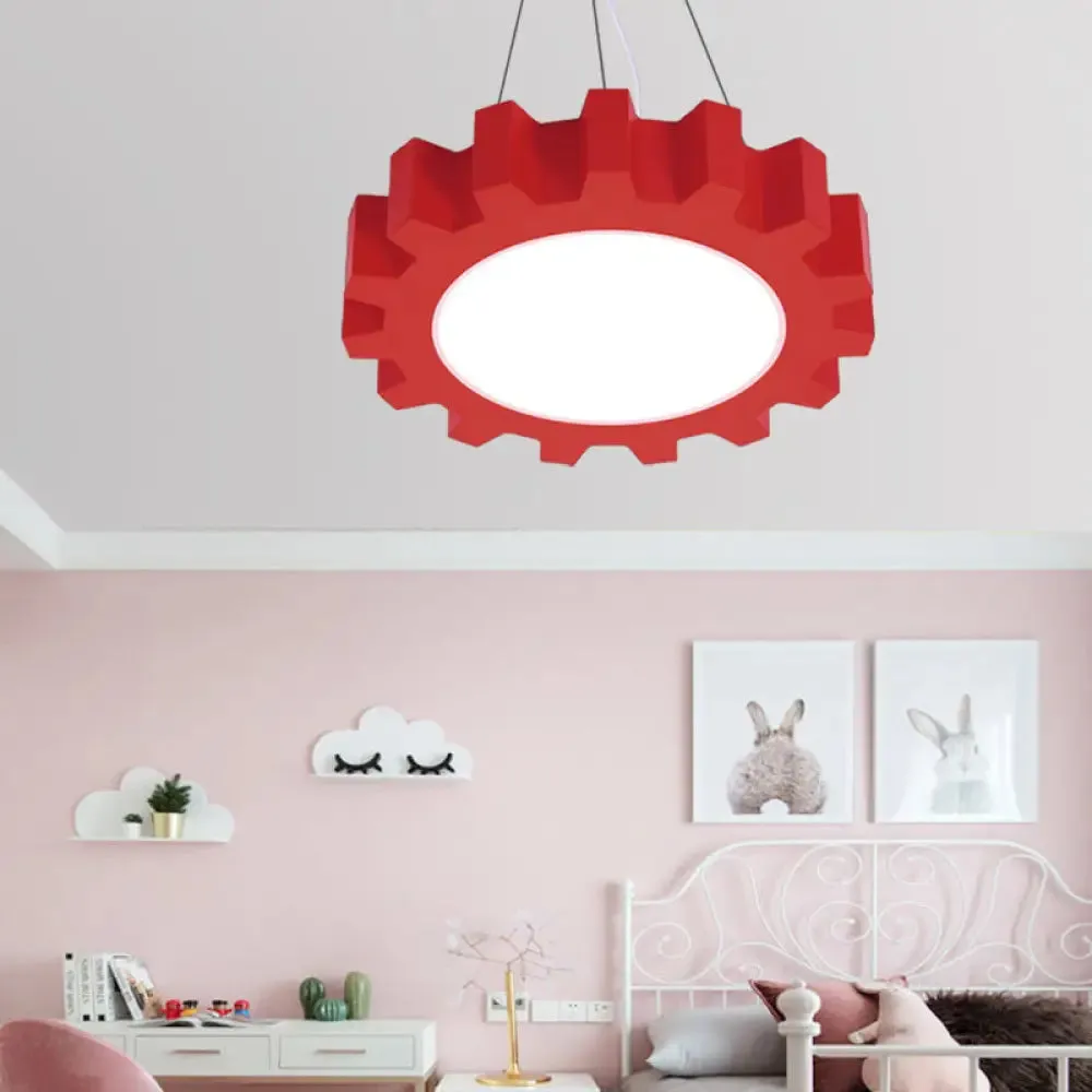 Colorful LED Pendant Light for Kindergarten Classroom or Playroom