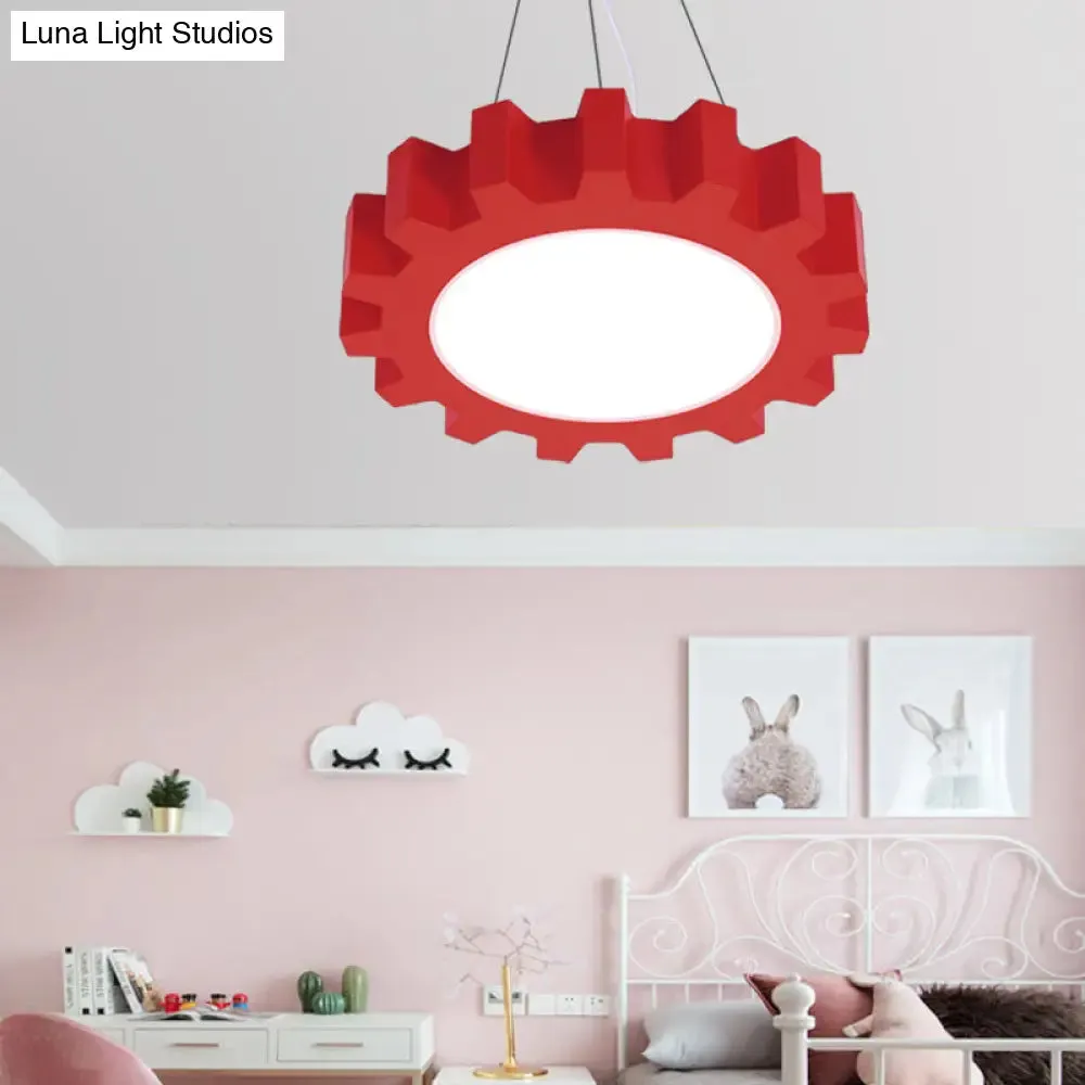 Colorful LED Pendant Light for Kindergarten Classroom or Playroom