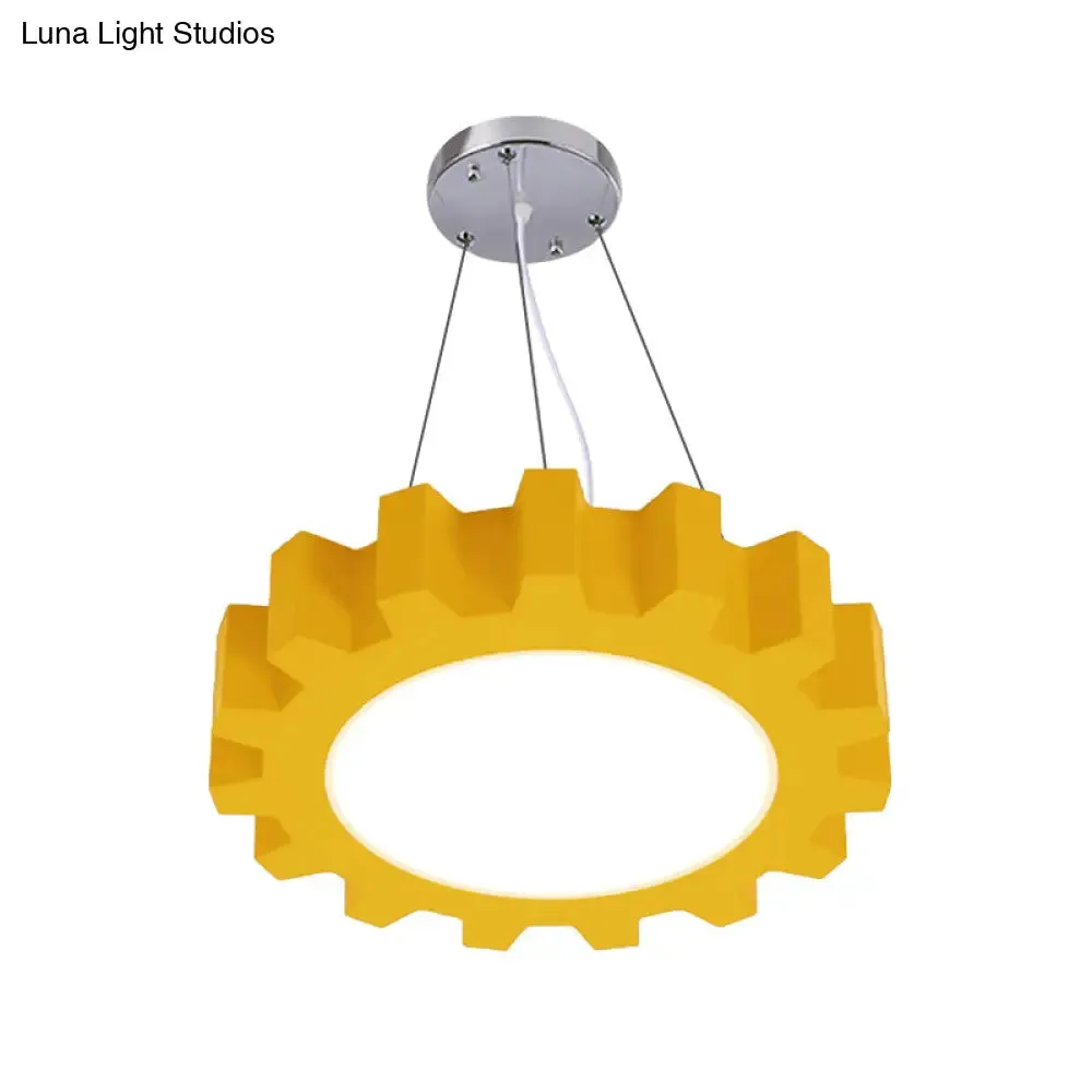 Colorful LED Pendant Light for Kindergarten Classroom or Playroom