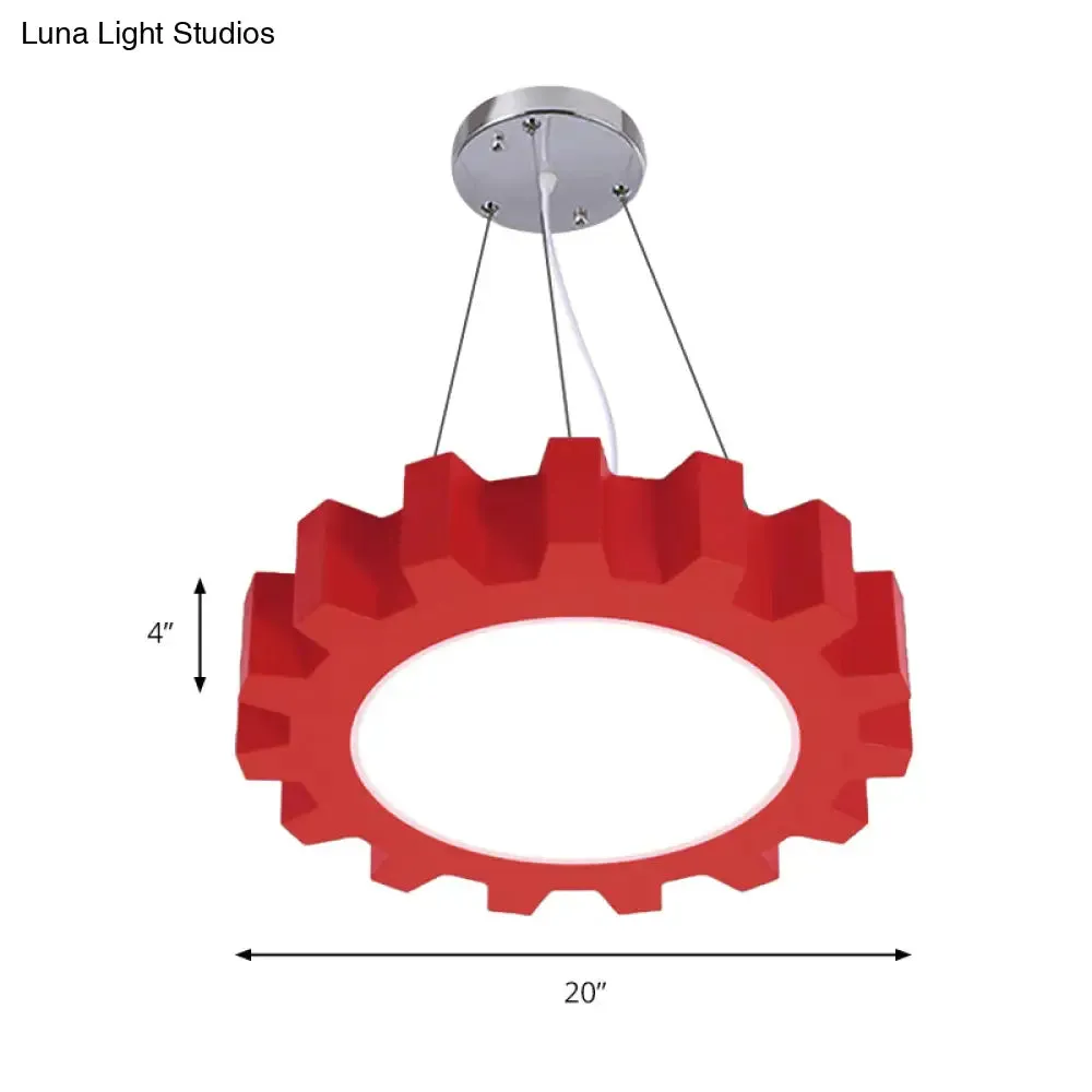 Colorful LED Pendant Light for Kindergarten Classroom or Playroom