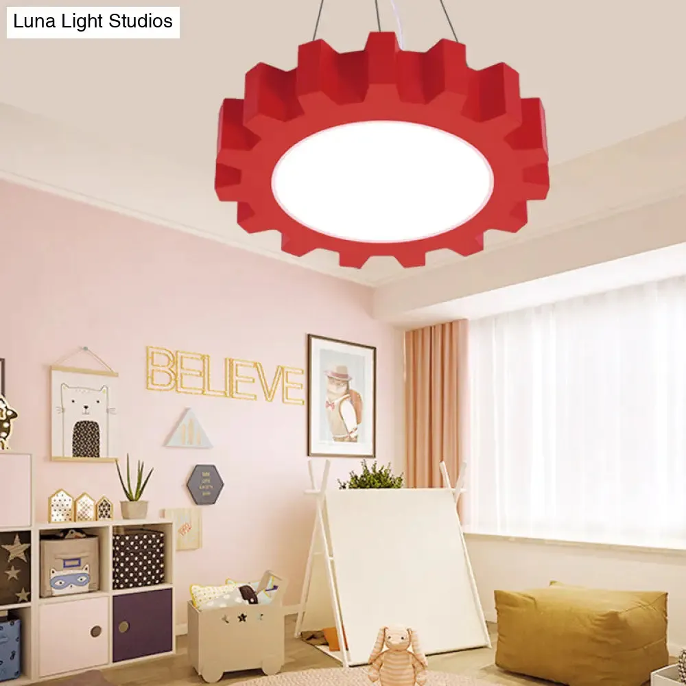 Colorful LED Pendant Light for Kindergarten Classroom or Playroom