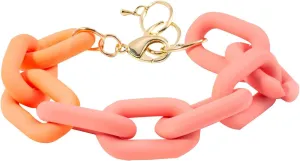 Colorful Resin Link Bracelet for Women Chunky Colourful Chain Bracelet Personality Y2K Color Acrylic Simple Jewelry