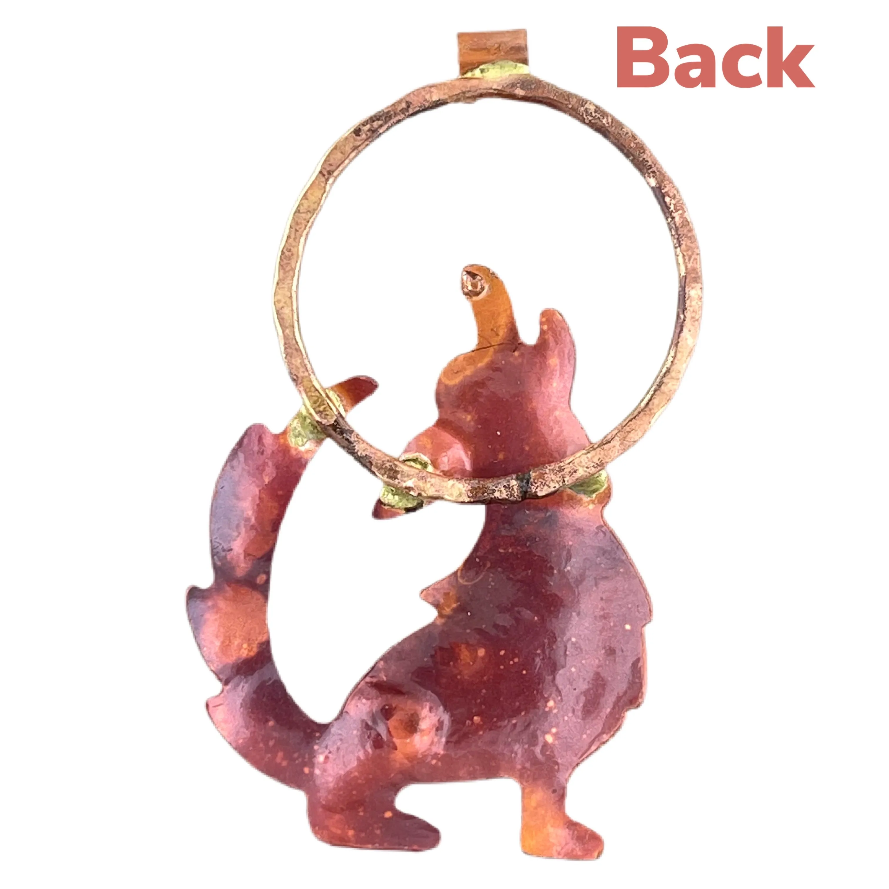 Copper Coyote Pendant for Necklaces ~ Southwest Style