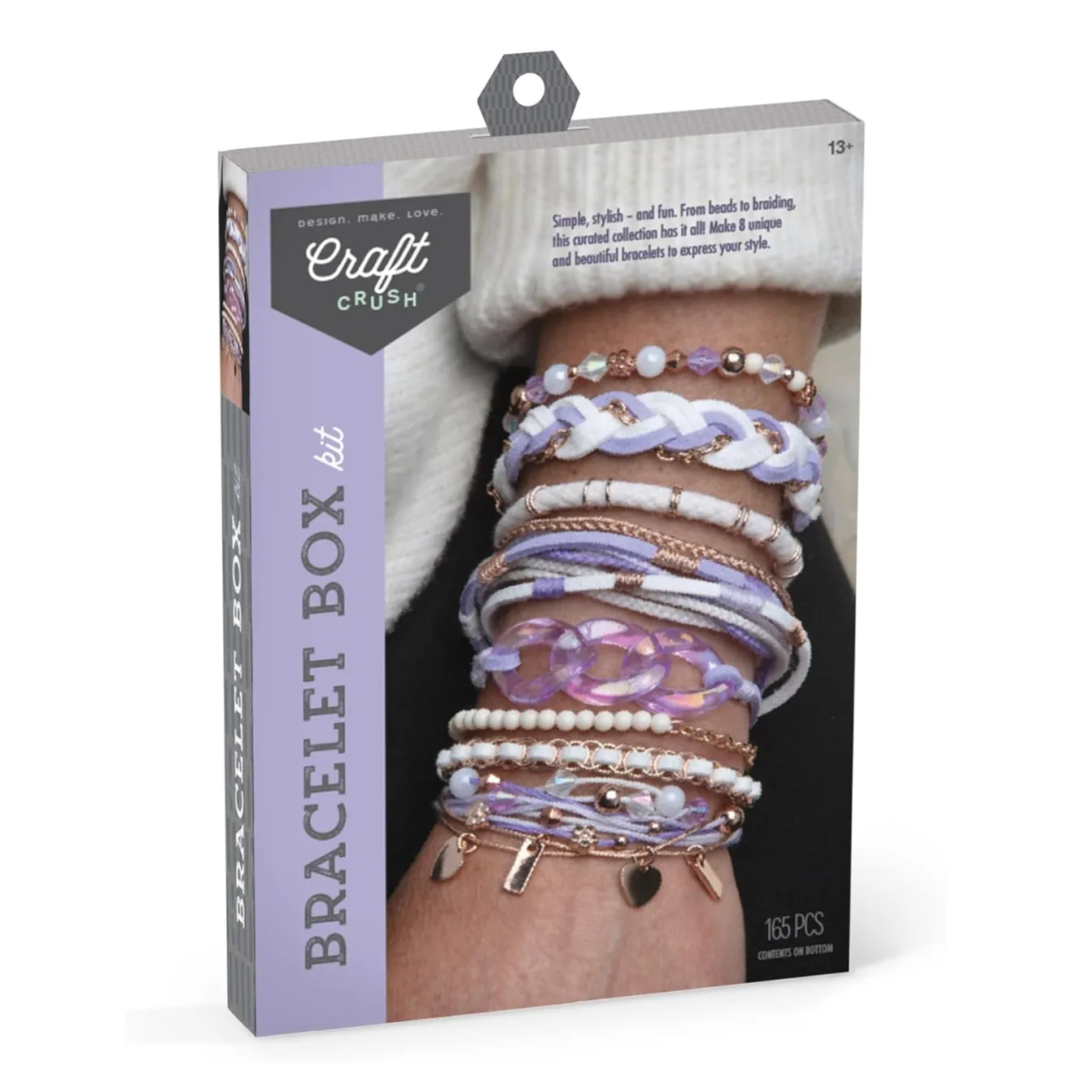 Craft Crush Bracelet Making Kit-Lilac