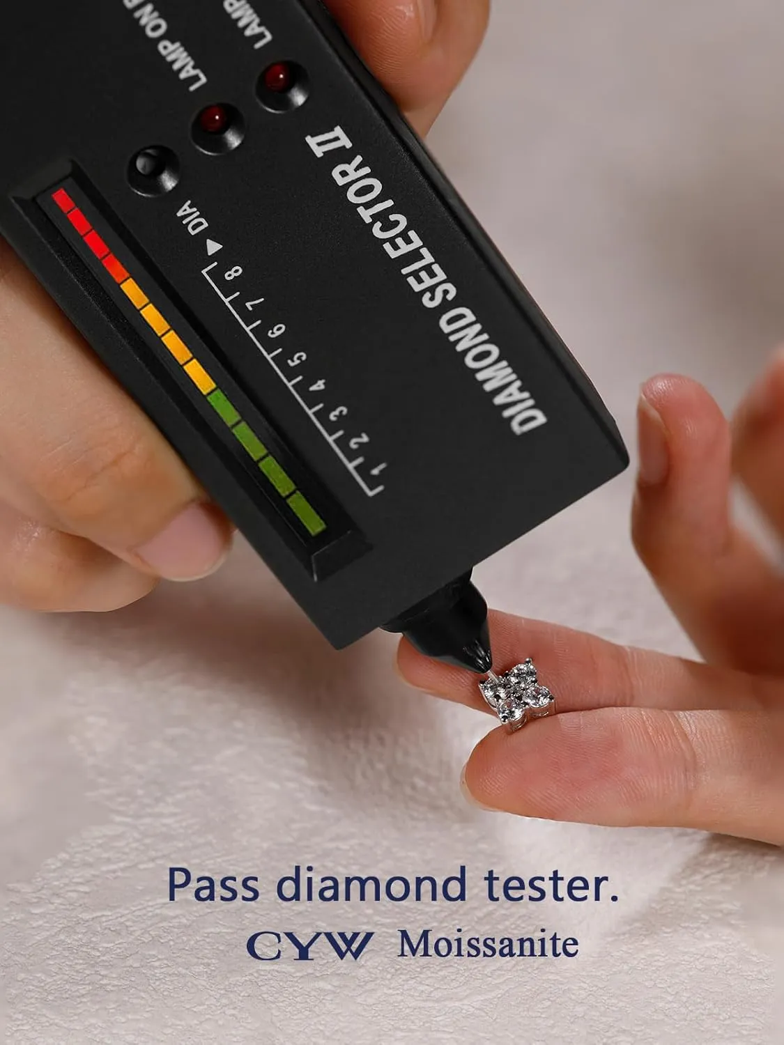 D Color VVS1 Clarity Moissanite Sparkle Stud Earrings for Women, Really Authentic Solid 925 Sterling Silver, Valentines Anniversary Birthday Mothers Day Jewelry, Ideal Gift for Her