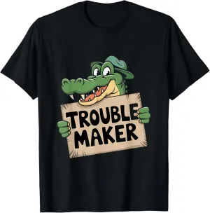 Dance Like Nobody Watching Funny Crocodile Design T-Shirt