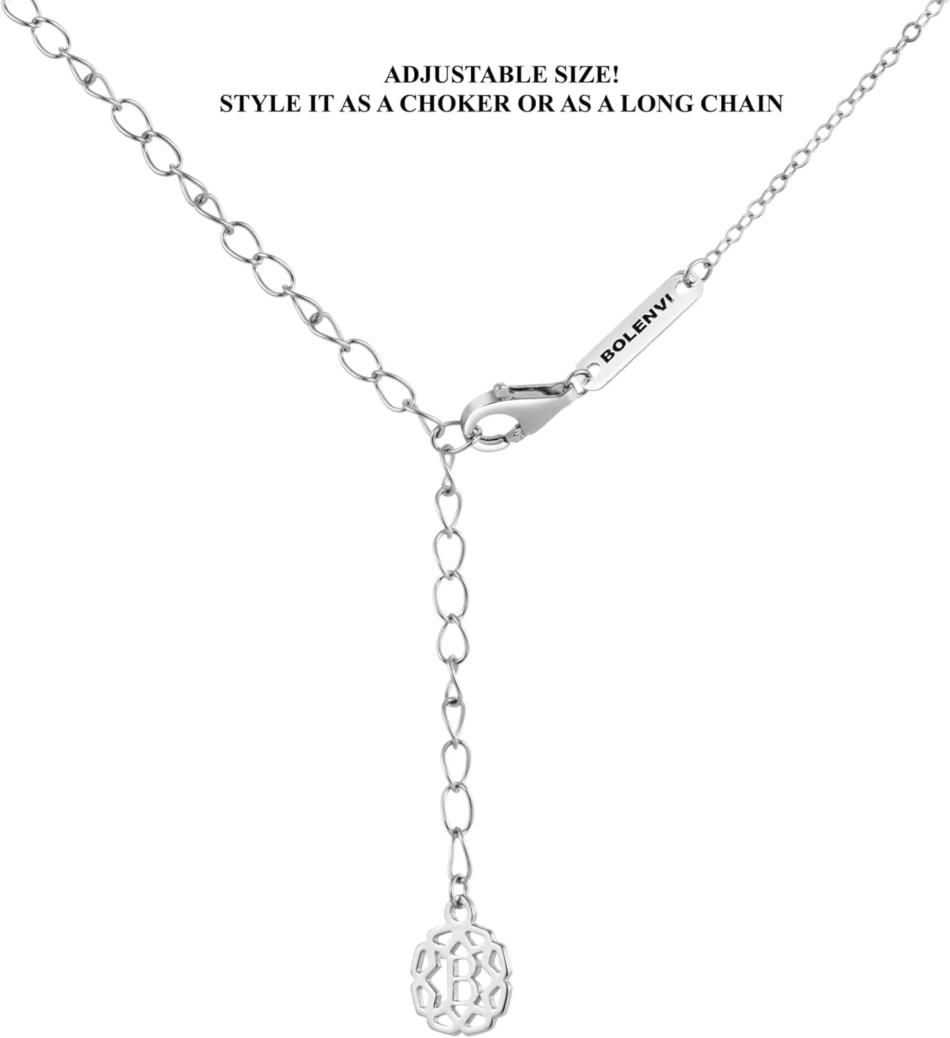 Dangling Dog Cute Breeds Pendant Necklace Pet Lovers Memorial Jewelry on 925 Sterling Silver Adjustable Chain