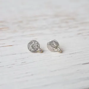 Dawn Studs - White Diamond