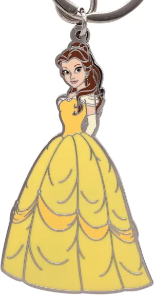 Disney Princess - Belle Colored Pewter Keyring