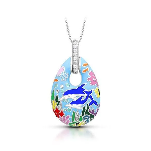Dolphin Blue Pendant