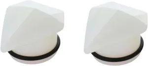 Ear Piercing Plug Tunnel Acrylic Ear Gauges Men and Women Multicolor Irregular Stone Ear Tunnels Expander, 2PCS, 6MM/8MM/10MM/12MM/14MM/16MM