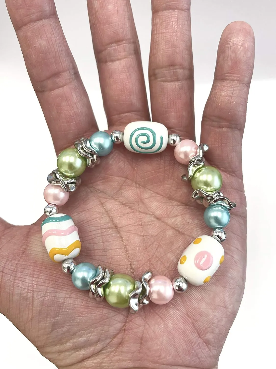 Easter Bracelets for Her, Birthday Christmas Gift Idea, Basket Stuffers Supplies, 1 pc